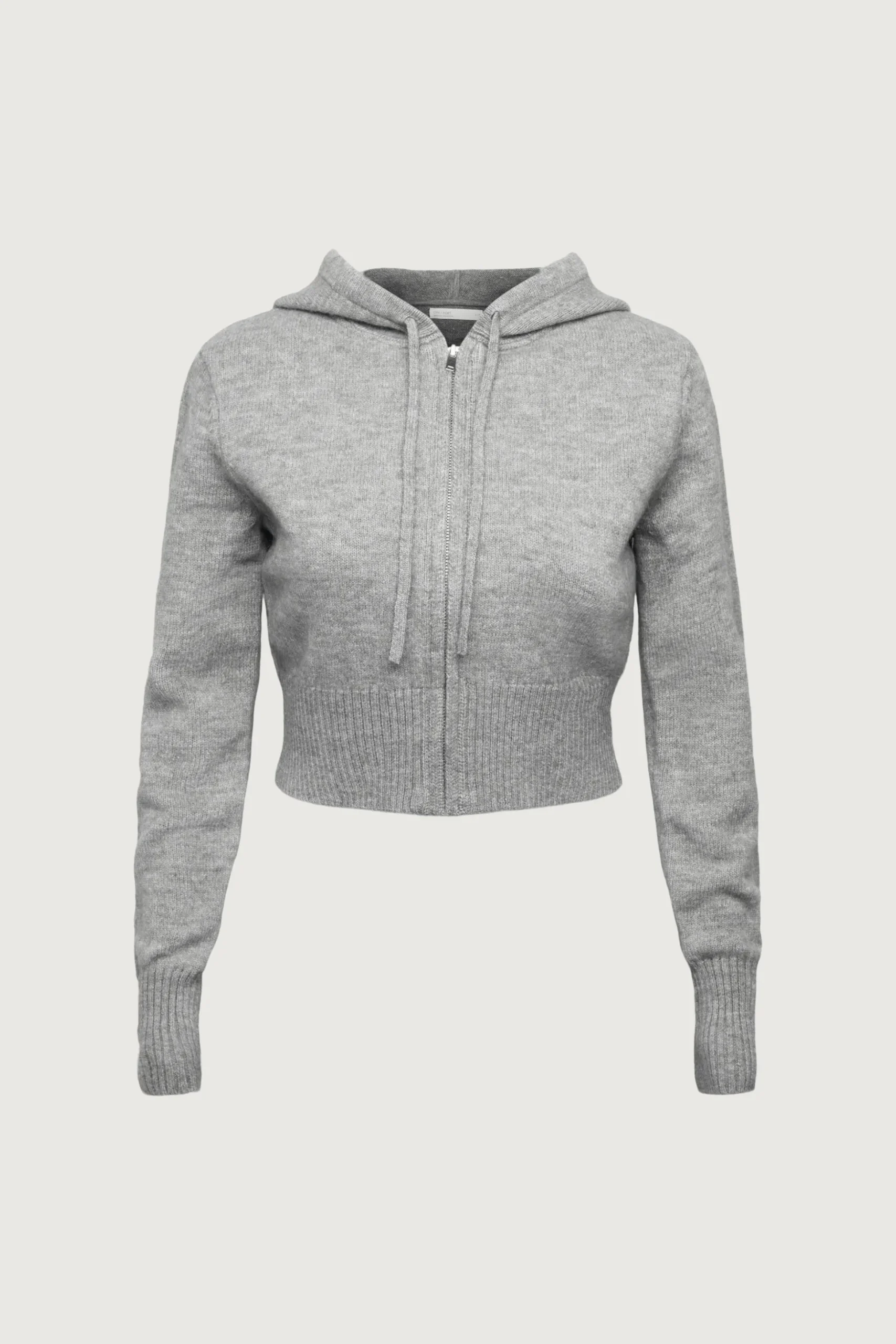 KNIT ZIP-UP HOODIE