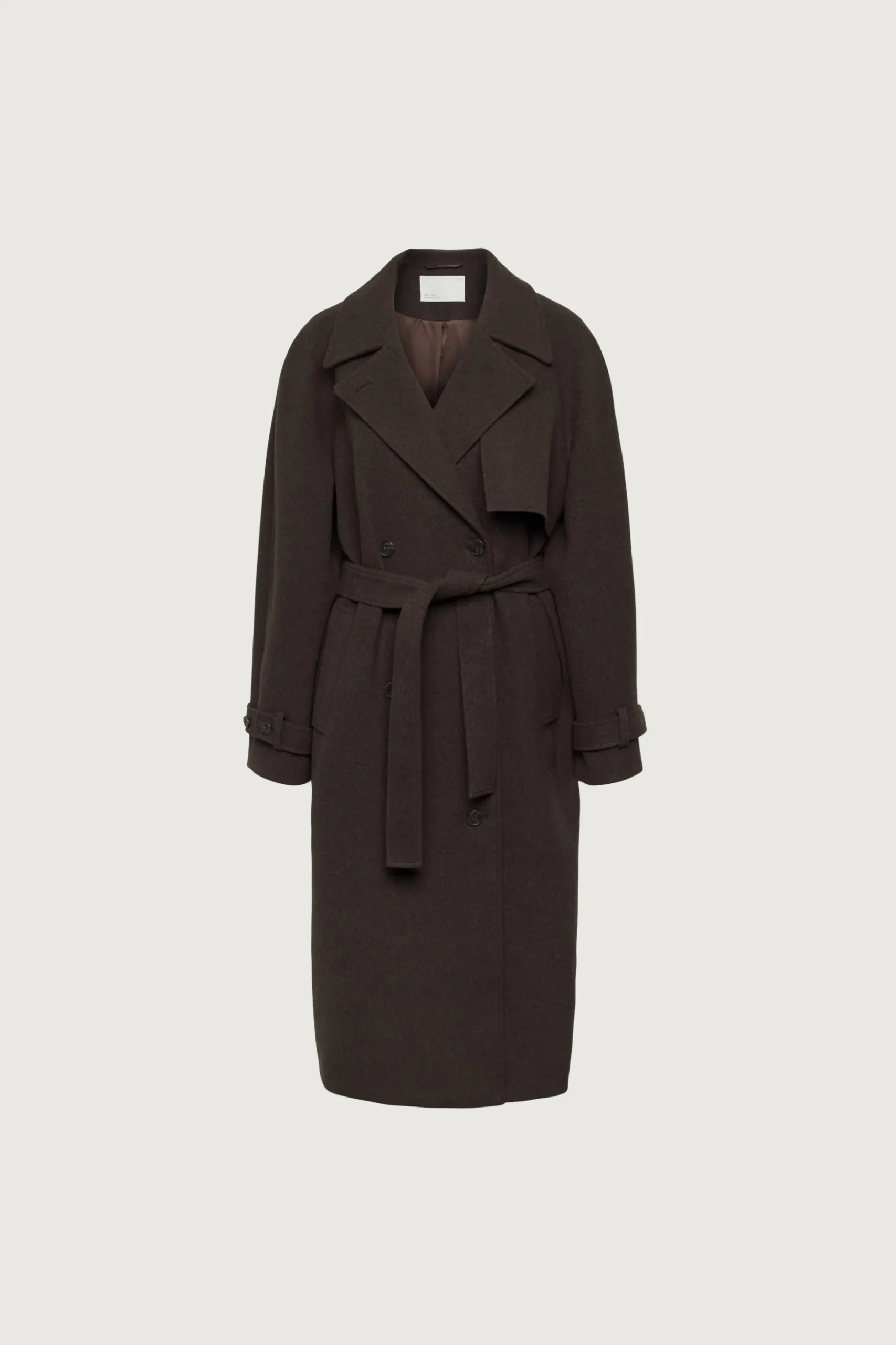 WOOL-BLEND TRENCH COAT