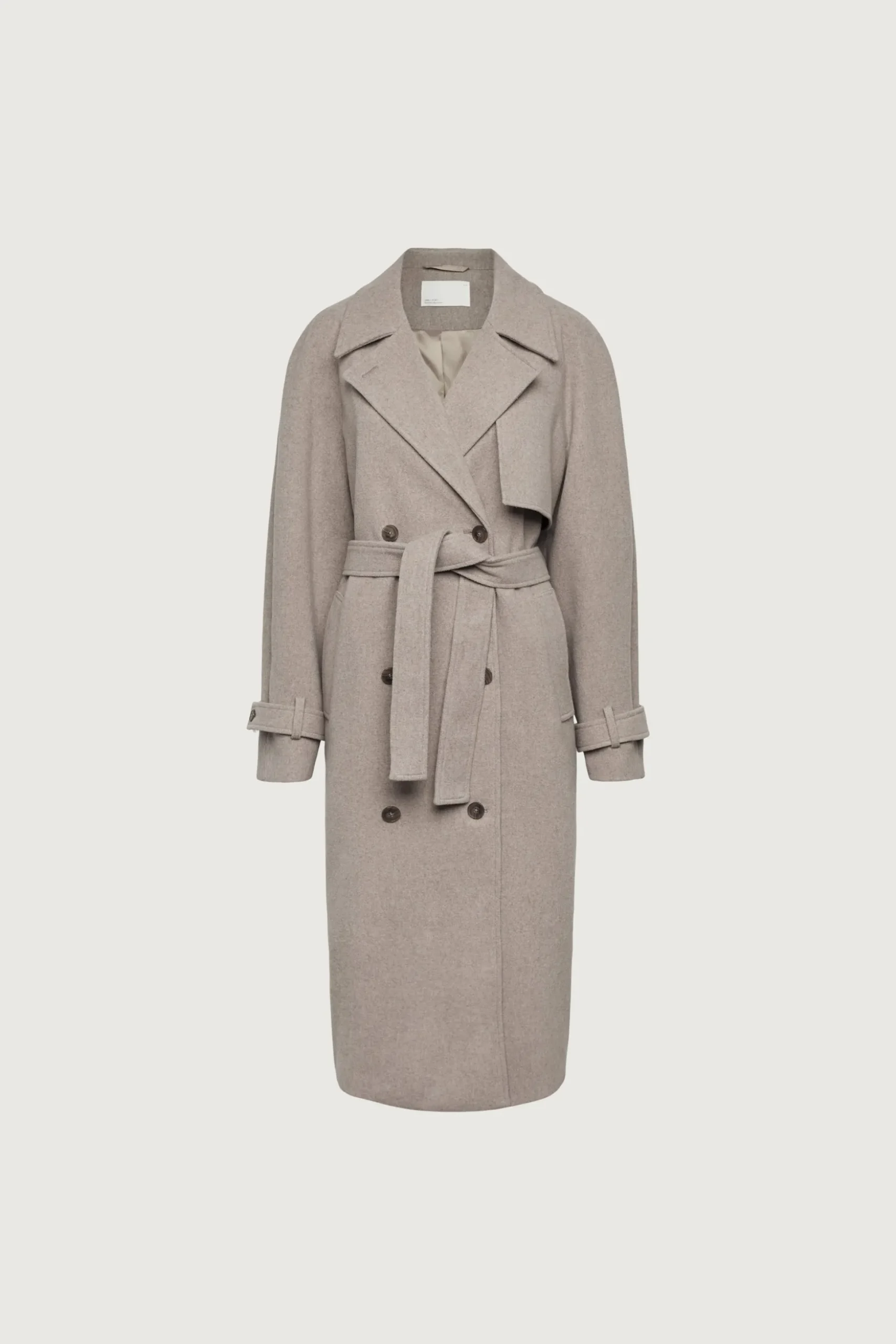 WOOL-BLEND TRENCH COAT
