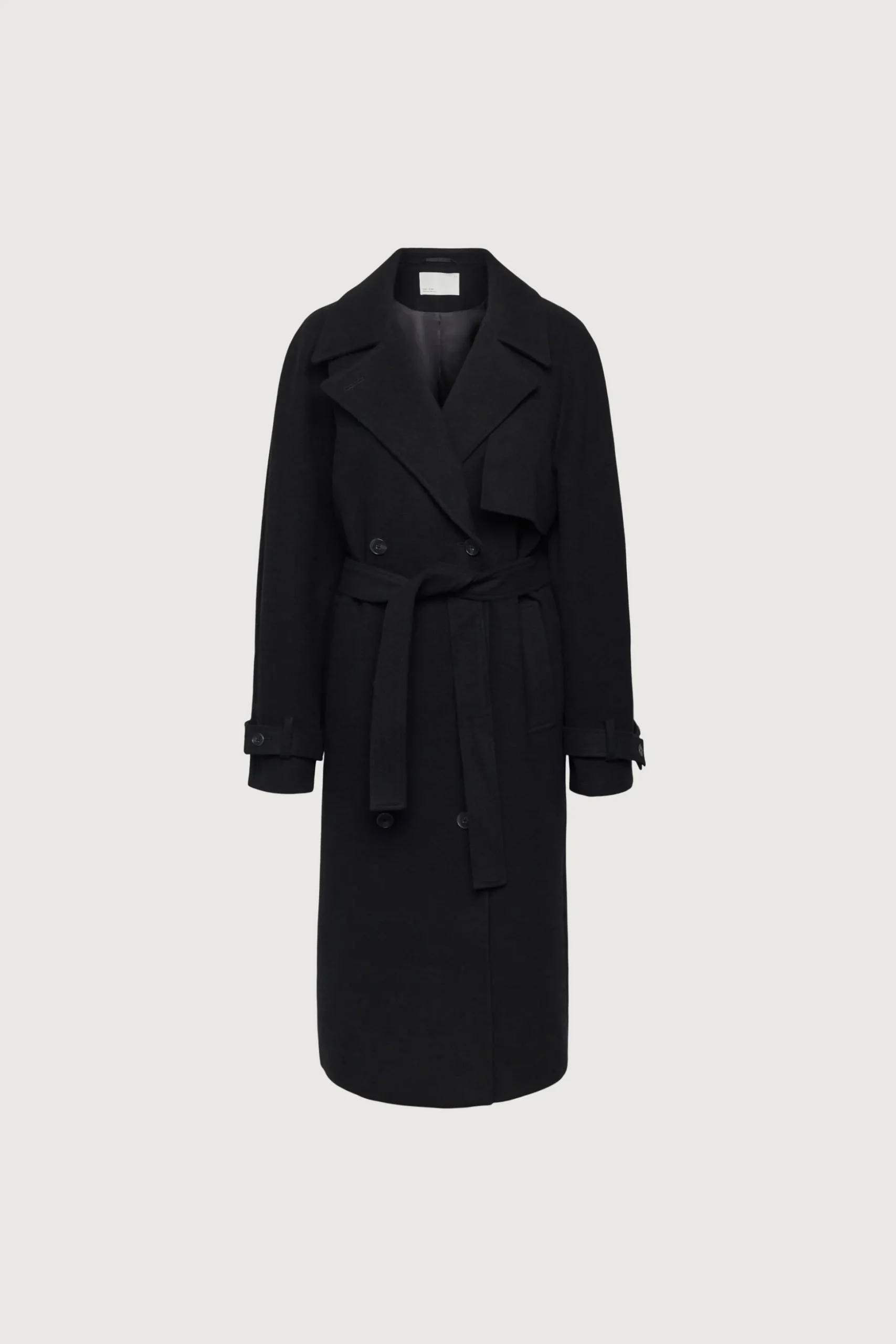 WOOL-BLEND TRENCH COAT